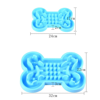 Tigela de Alimentação Lenta para Cães e Gatos