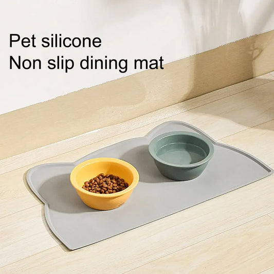 Tapete de comida de silicone para animais