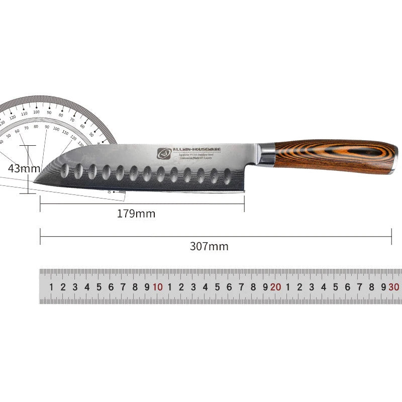 Facas de Cozinha Damasco