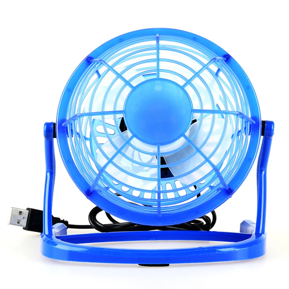 Ventilador de plástico recarregável Ajustável Portátil