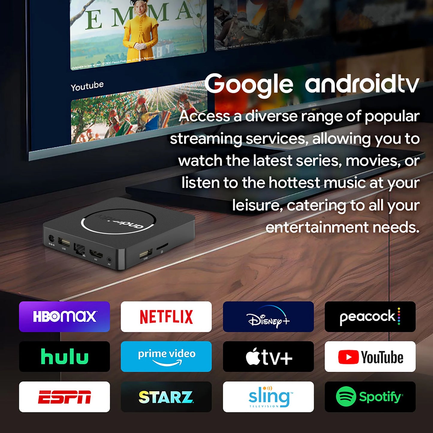 Smart TV Box Versão global Android13