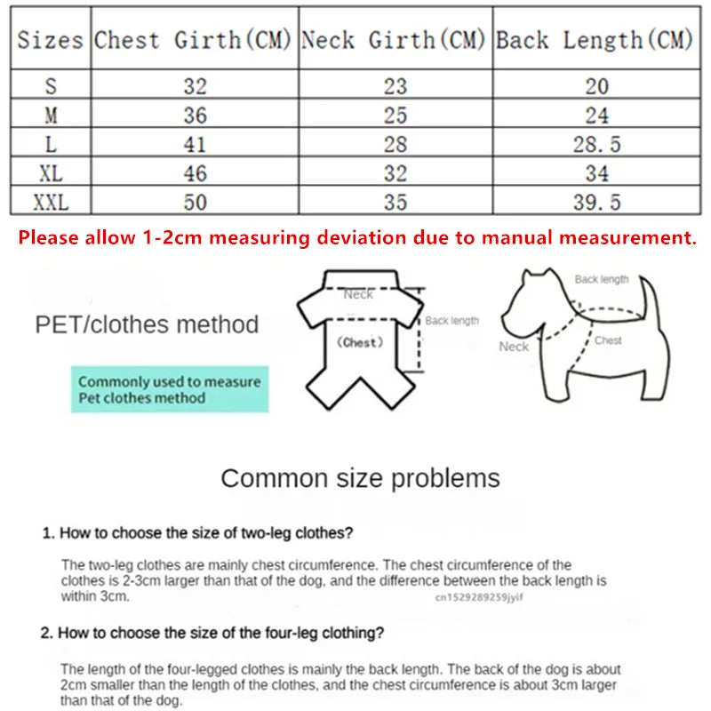 Roupas para cães de estimação Outono Inverno Casaco de lã