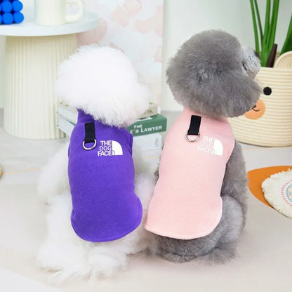 Roupas para cães de estimação Outono Inverno Casaco de lã